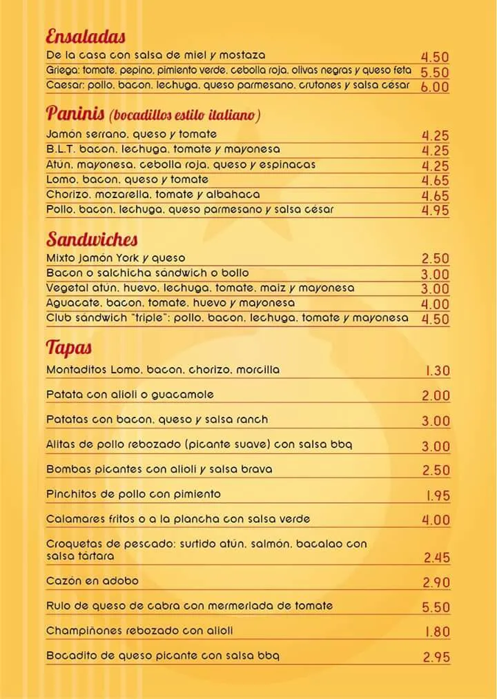 Menu_La Bomba Cafe & Tapas_Vélez-Blanco_image_1
