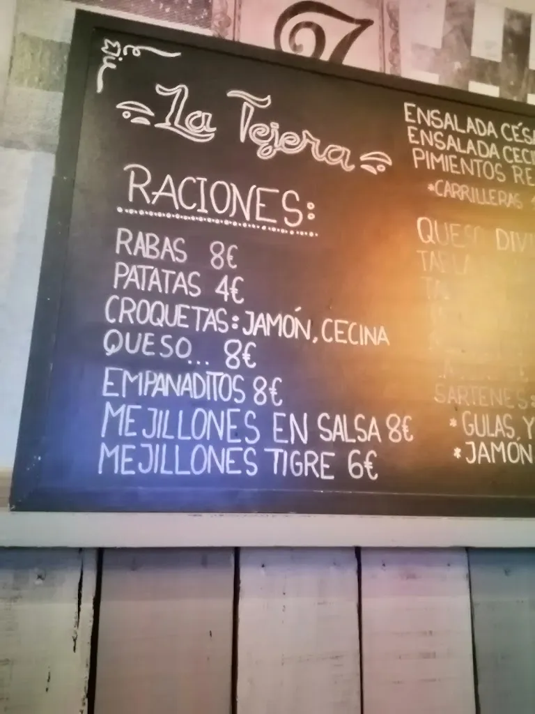 Menu_Café - Bar La Tejera_Villaescusa_image_2