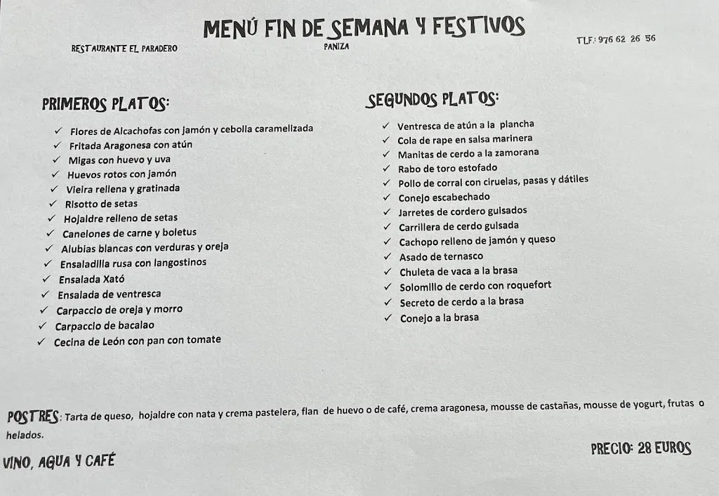 Menu_Restaurante El Paradero_Aladrén_image_2