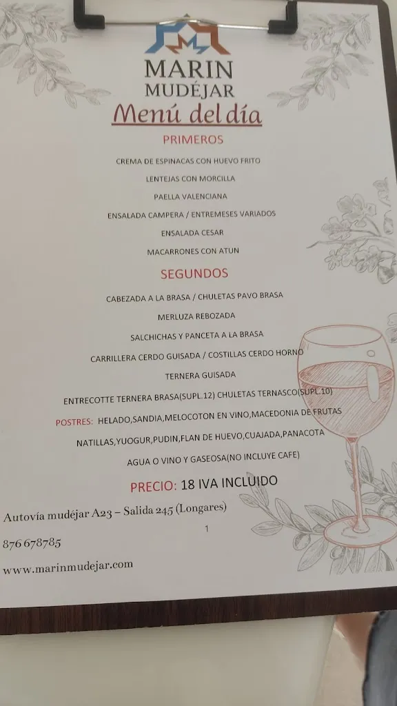 Menu_MARIN MUDEJAR_Aguarón_image_1