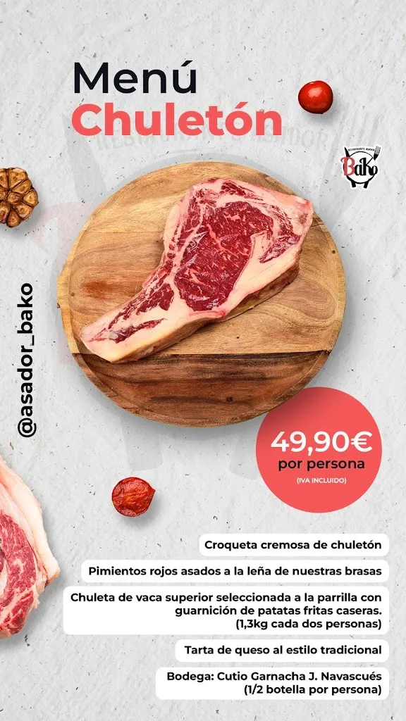 Menu_Asador Bako. Cariñena_Aguarón_immagine_1