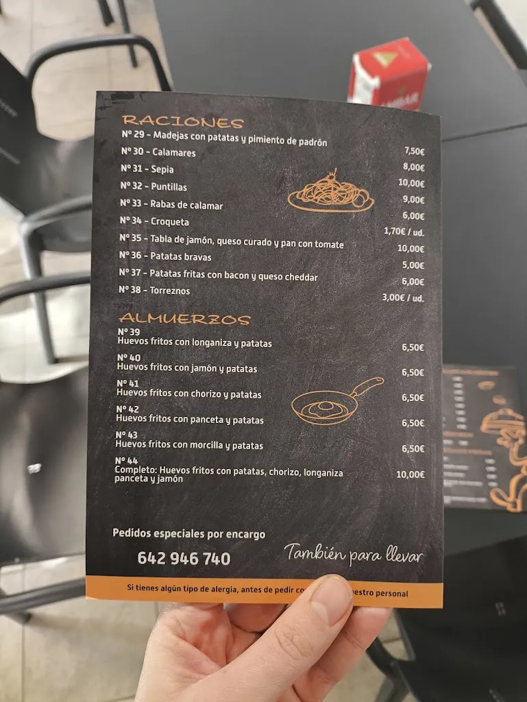 Menu_Bar Las Piscinas, Alcalá de Ebro_Alcalá de Ebro_image_1