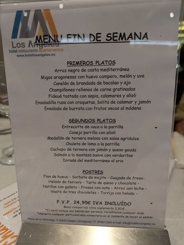 Menu_Restaurante Parrilla Hotel Los Ángeles_Alagón_image_1