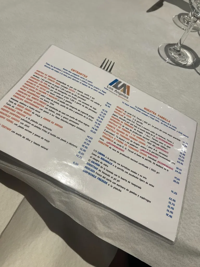 Menu_Restaurante Parrilla Hotel Los Ángeles_Alagón_image_2