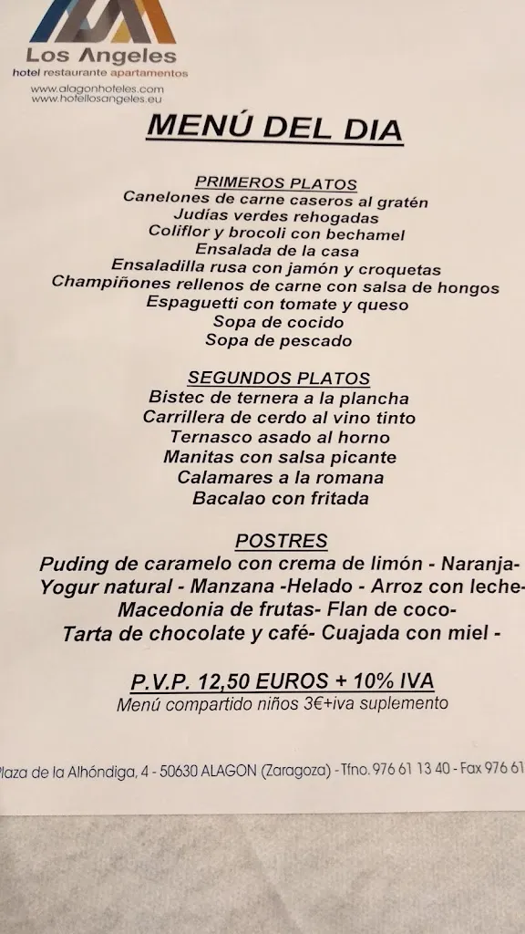 Menu_Restaurante Parrilla Hotel Los Ángeles_Alagón_image_4