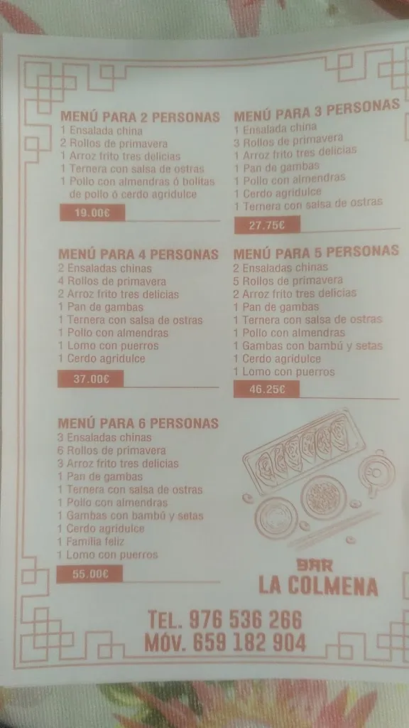 Menu_Bar Restaurante La Colmena | Alagón_Alagón_image_3