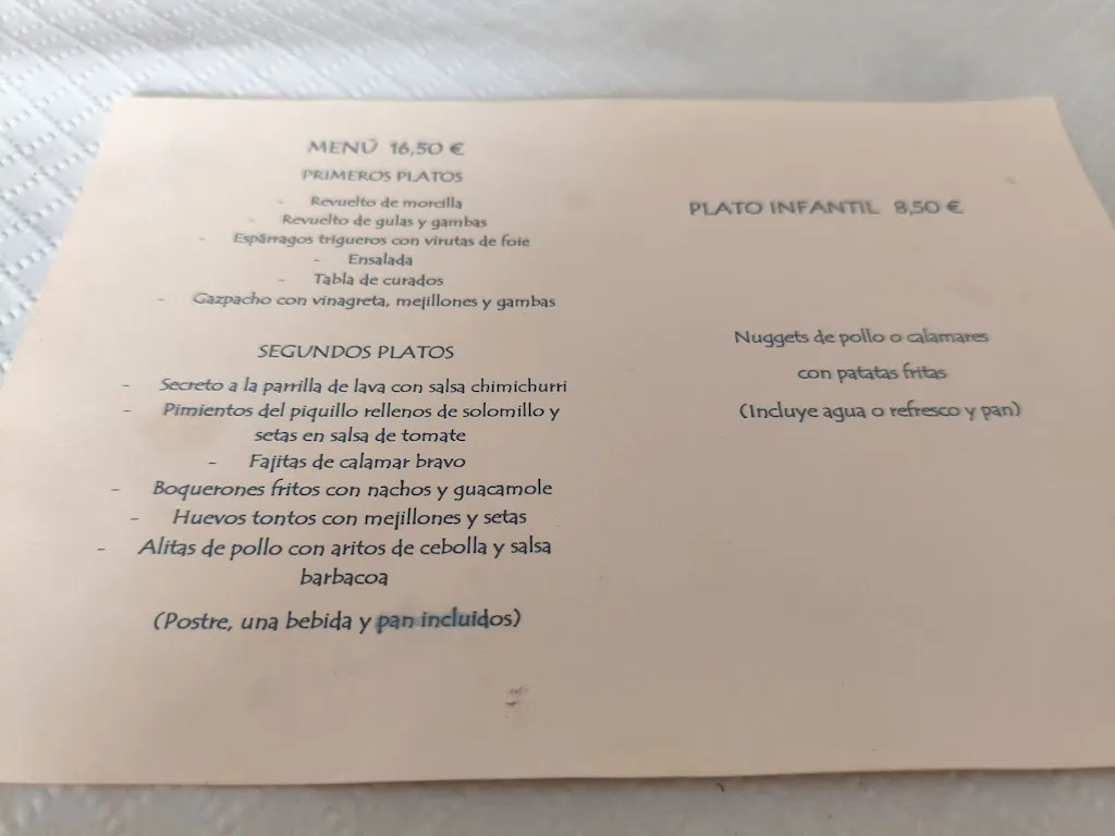 Menu_Toño's_Alconchel de Ariza_image_3