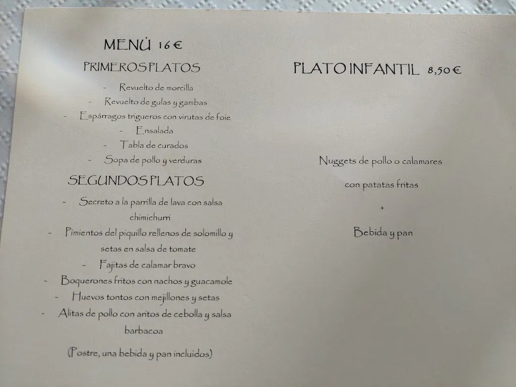 Menu_Toño's_Alconchel de Ariza_image_4