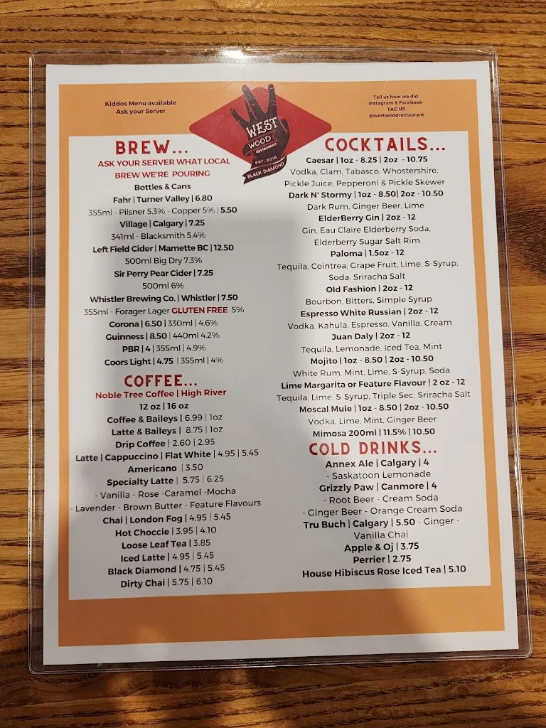 Menu_The Westwood_Albeta_image_4