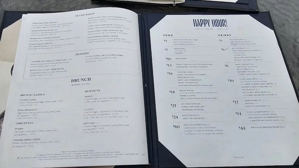 Menu_Earls Kitchen + Bar_Albeta_immagine_1