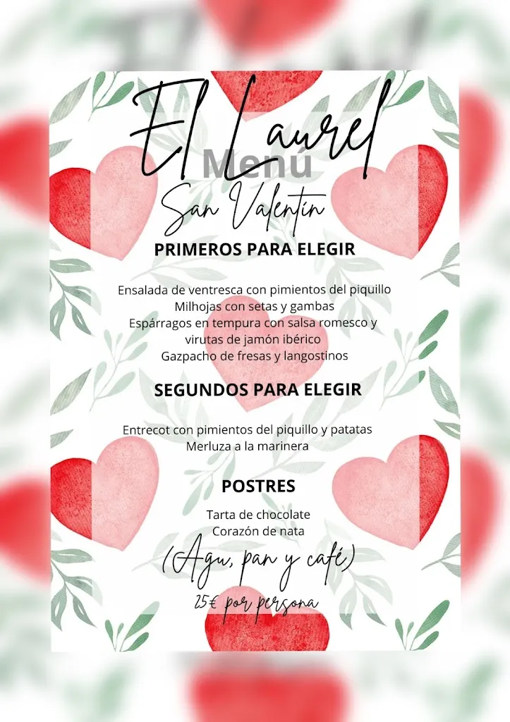 Menu_El Laurel_Alhama de Aragón_image_1