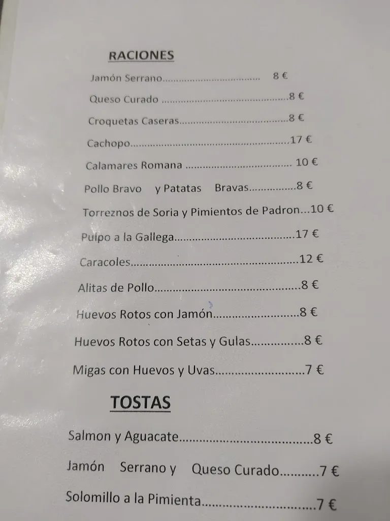 Menu_BAR EL CLÁSICO_Alhama de Aragón_image_1