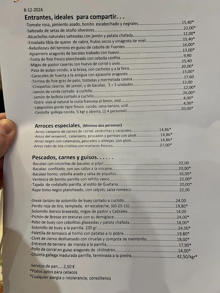 Menu_Casa Escartín_Bijuesca_immagine_1