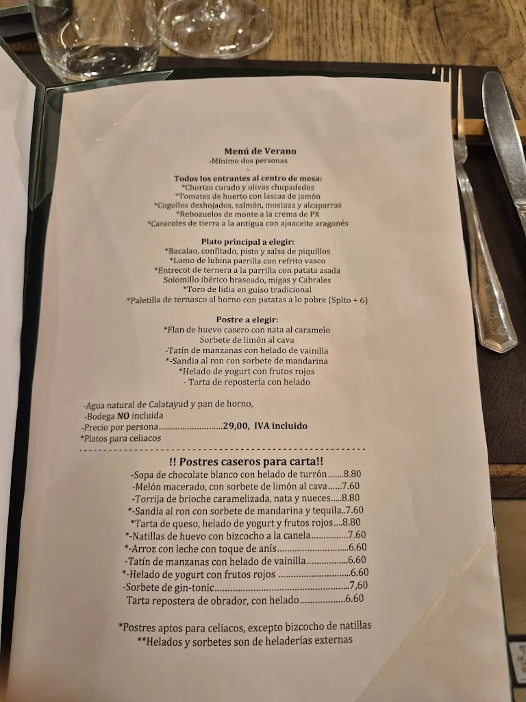 Menu_Casa Escartín_Bijuesca_immagine_2