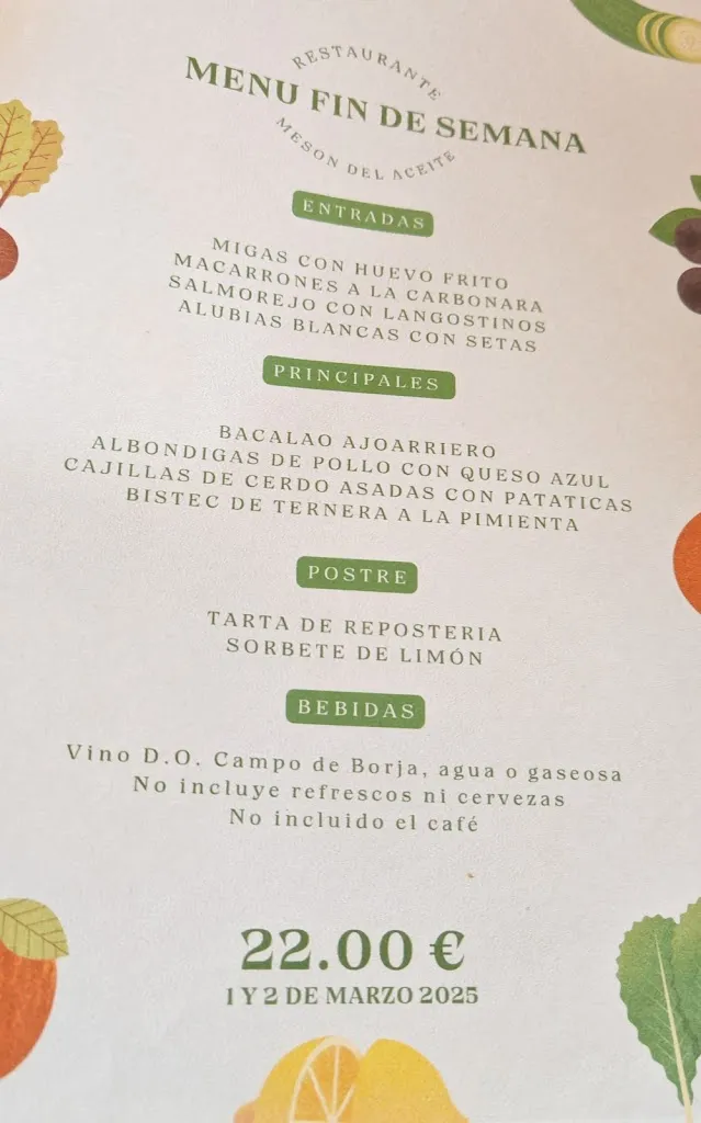 Menu_Mesón del Aceite_Bisimbre_immagine_1