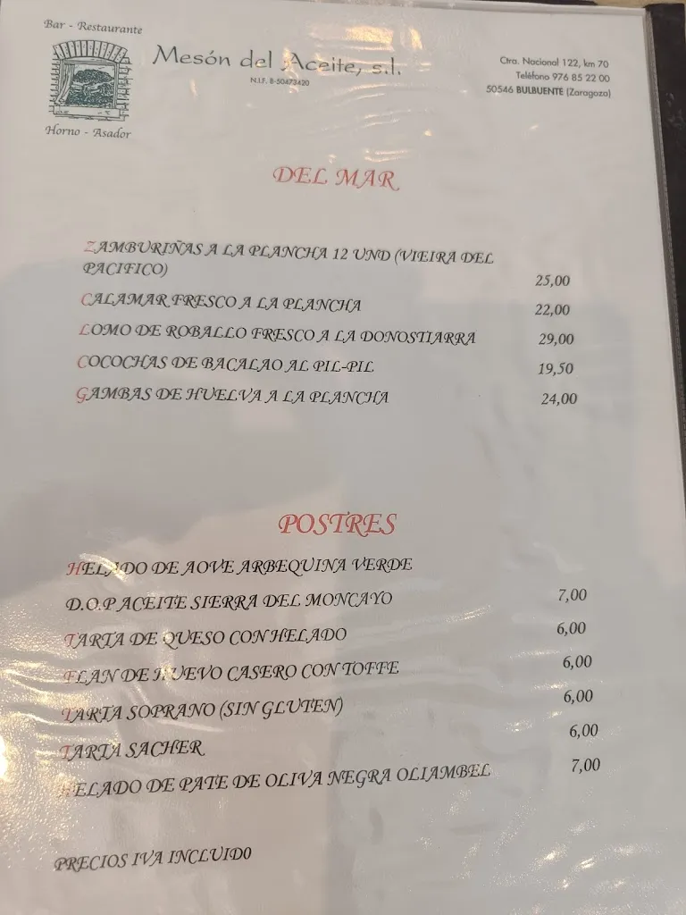 Menu_Mesón del Aceite_Bisimbre_immagine_2