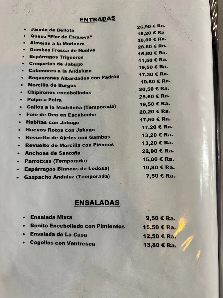 Menu_Restaurante Madrid_Bureta_image_1