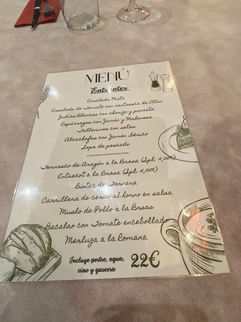 Menu_Hostal La Parrilla Monegros II_Bujaraloz_immagine_3