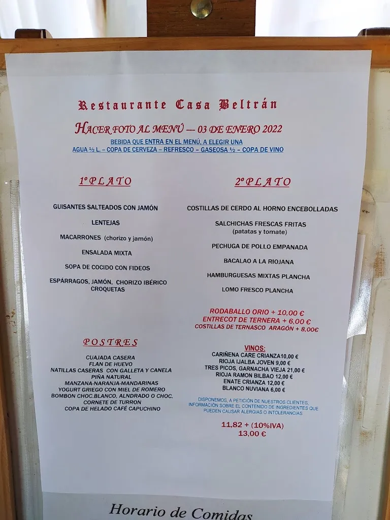 Menu_Casa Beltrán_Cabañas de Ebro_image_4