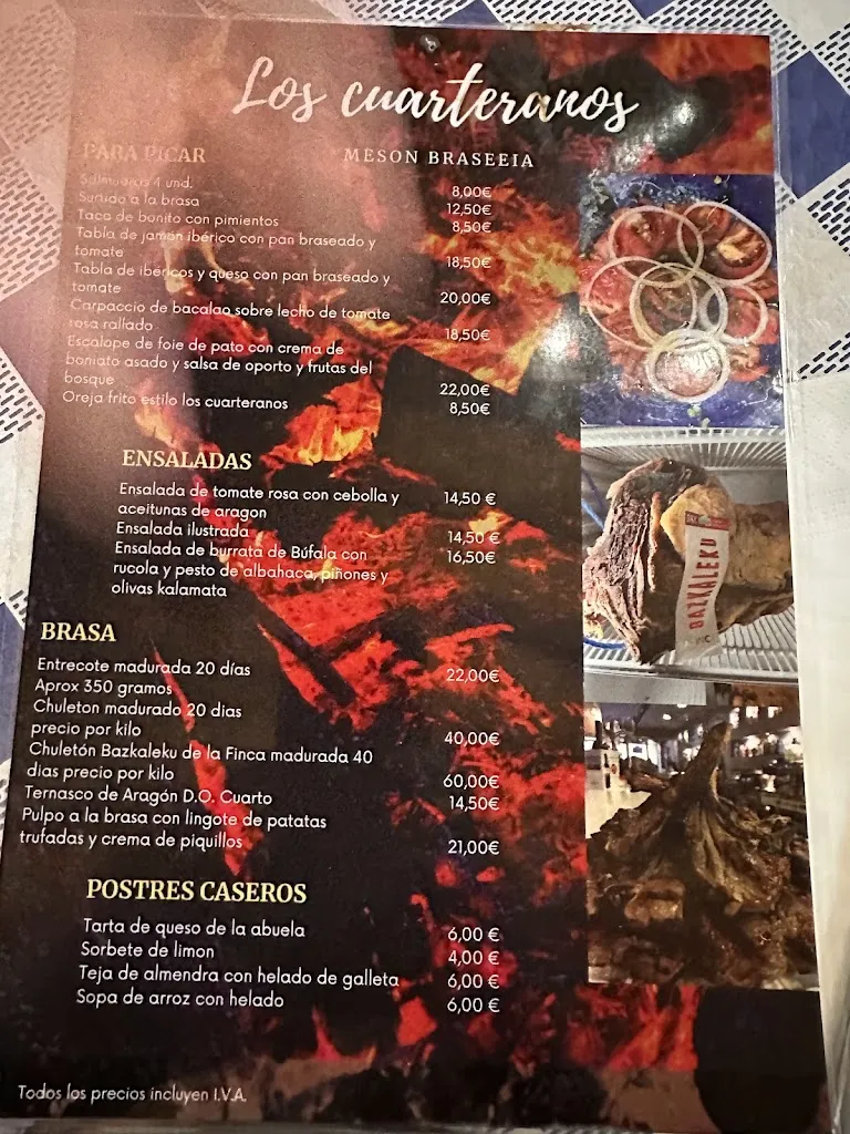 Menu_Los Cuarteranos Restaurante_Cadrete_image_2