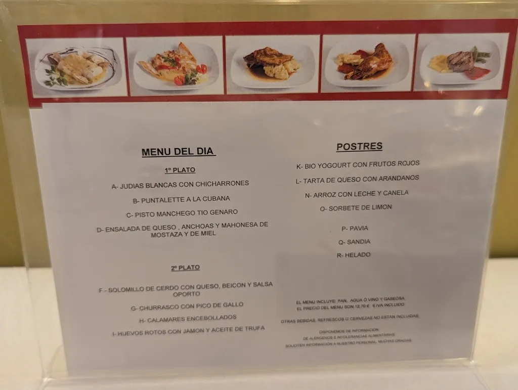 Menu_Restaurante Tío Genaro_Cadrete_immagine_4