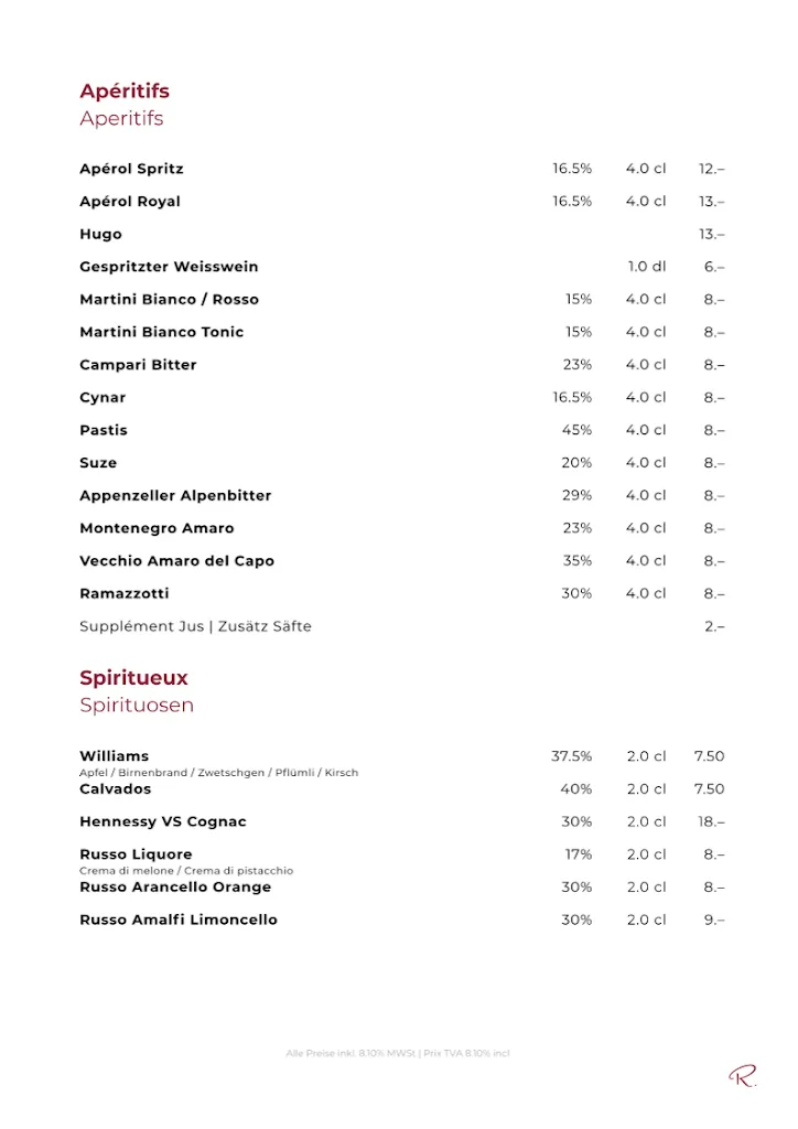 Menu_Royal Restaurant Bienne_Biel_image_3