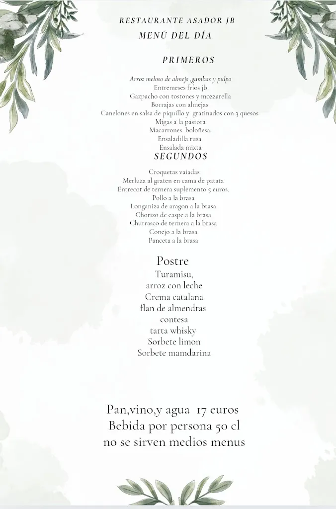 Menu_Restaurante asador J&B_Caspe_image_1