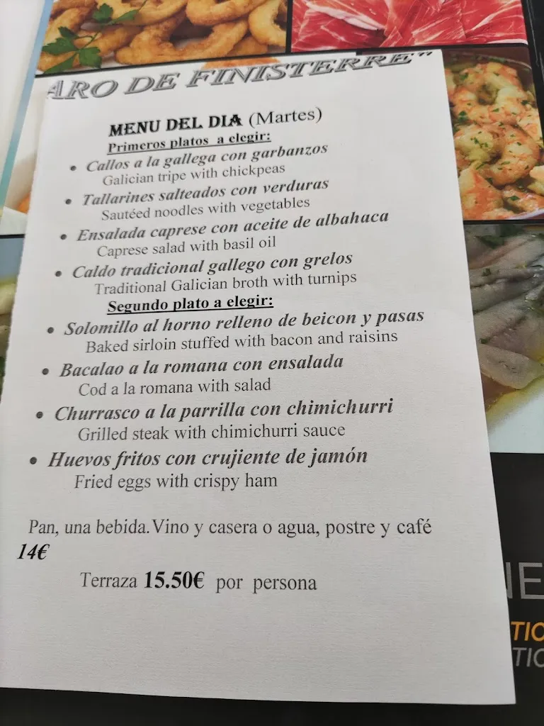 Menu_O'Faro Finisterre_Cinco Olivas_image_4