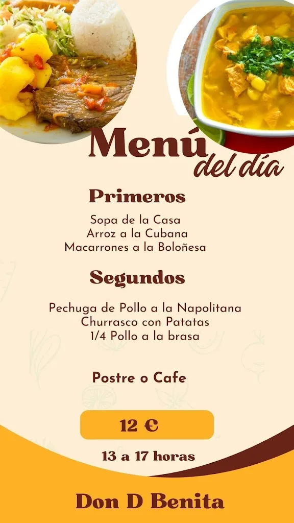 Menu_Restaurante Peruano Don