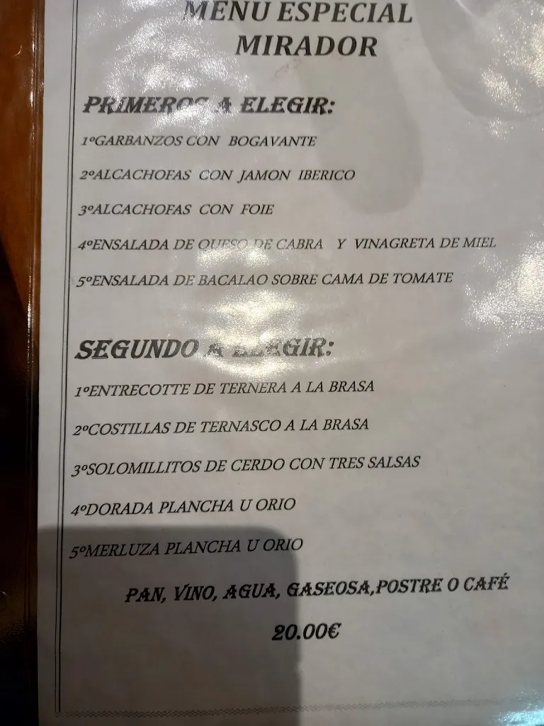 Menu_Mirador de Cuarte_Cuarte de Huerva_image_2