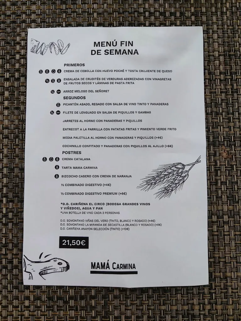 Menu_Mamá Carmina_Cuarte de Huerva_image_4