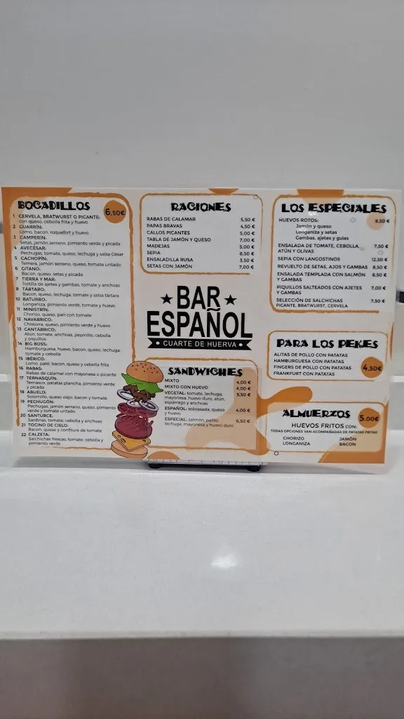 Menu_Bar Español_Cuarte de Huerva_immagine_1