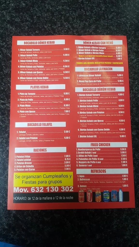 Menu_Döner Estambul Kebab_Cuarte de Huerva_image_3