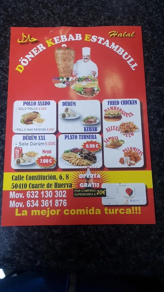 Menu_Döner Estambul Kebab_Cuarte de Huerva_image_4