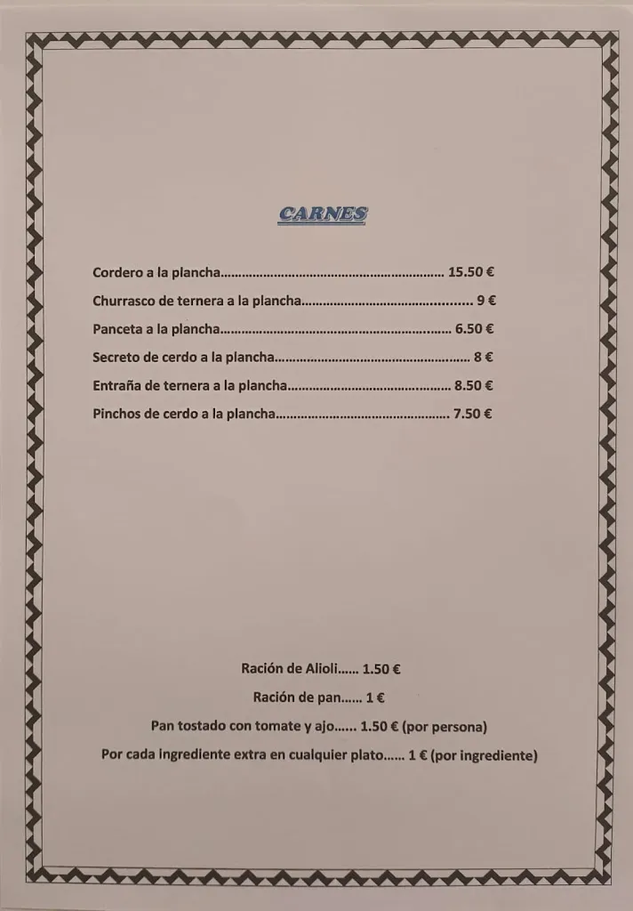 Menu_Los Arcos de Lidia_Escatrón_image_4