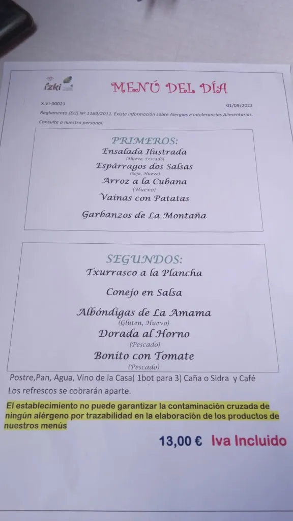 Menu_Restaurante Izki Jatetxea_Arraia-Maeztu_image_3