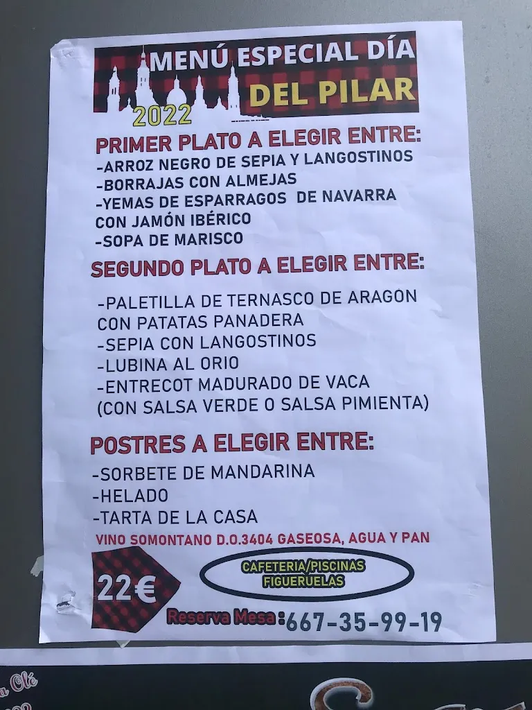 Menu_Cafetería Piscina De Figueruelas_Figueruelas_immagine_4