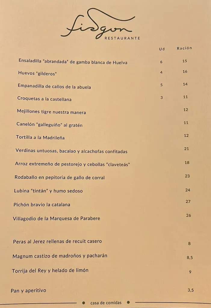 Menu_Fisgón Restaurante_Fayón_image_1