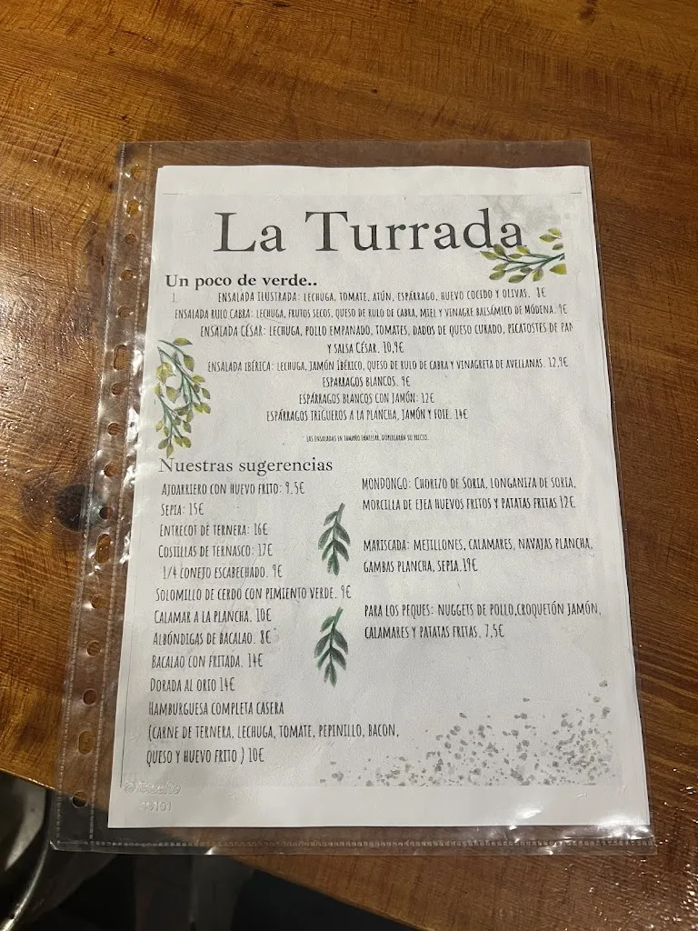 Menu_La Turrada_Ejea de los Caballeros_image_4