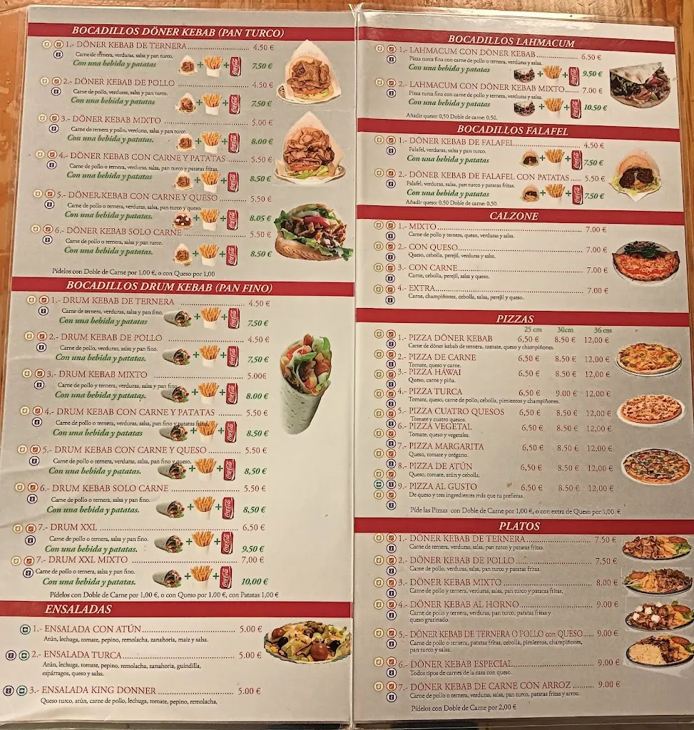 Menu_King kebab ejea_Ejea de los Caballeros_image_1