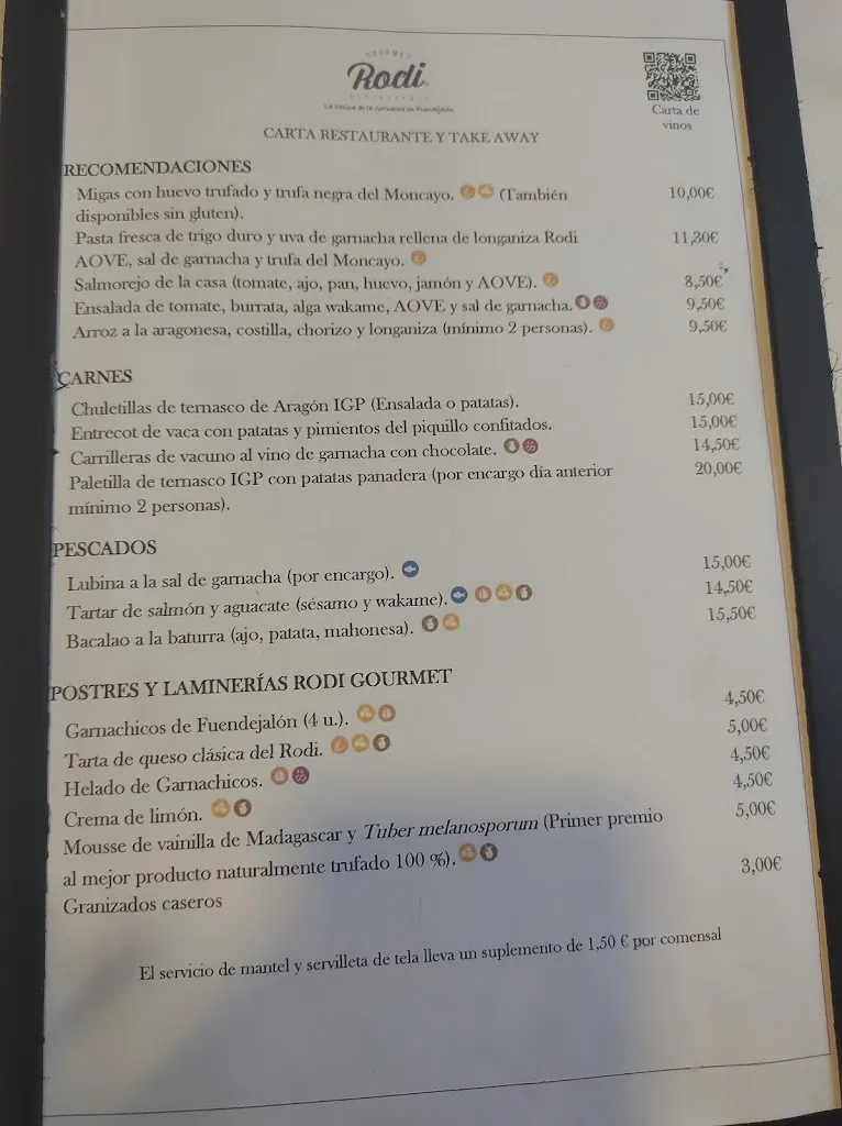 Menu_Bar Restaurante Rodi S.L._Fuendejalón_immagine_4
