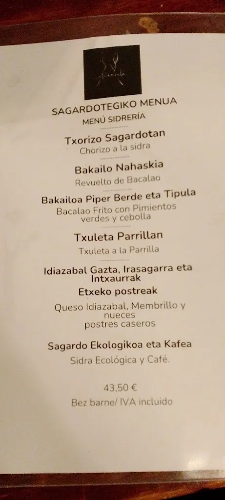 Menu_Iturrieta Sagardotegia_Aramaio_image_1