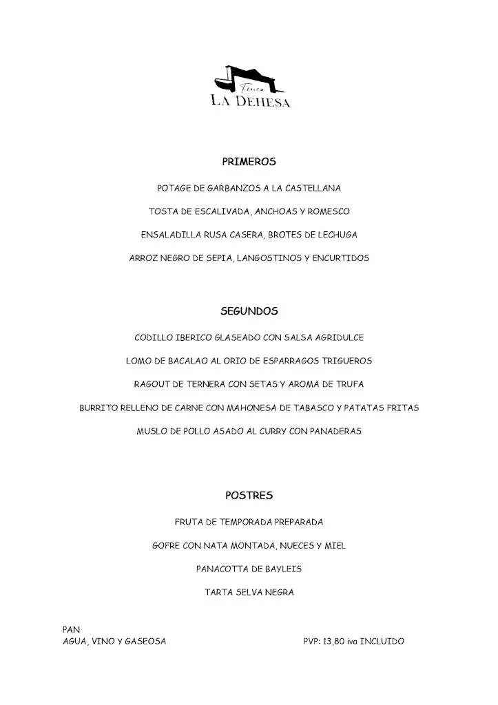 Menu_Finca La Dehesa_Fuentes de Ebro_image_1
