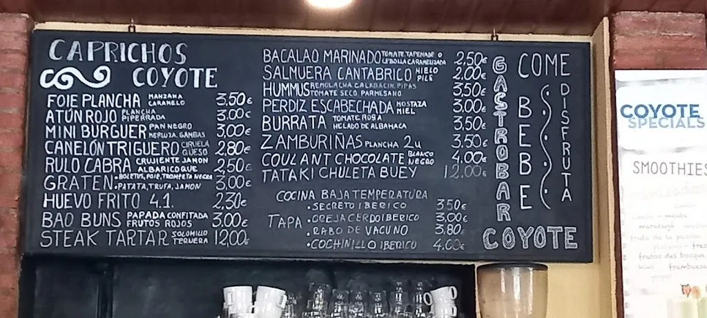 Menu_Bar Coyote_Herrera de los Navarros_image_1