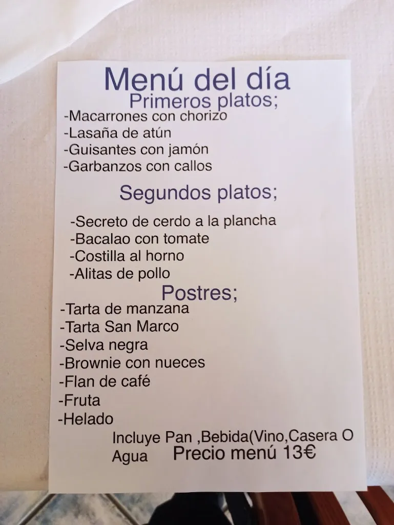 Menu_Bar Restaurante Avenida_Herrera de los Navarros_image_1