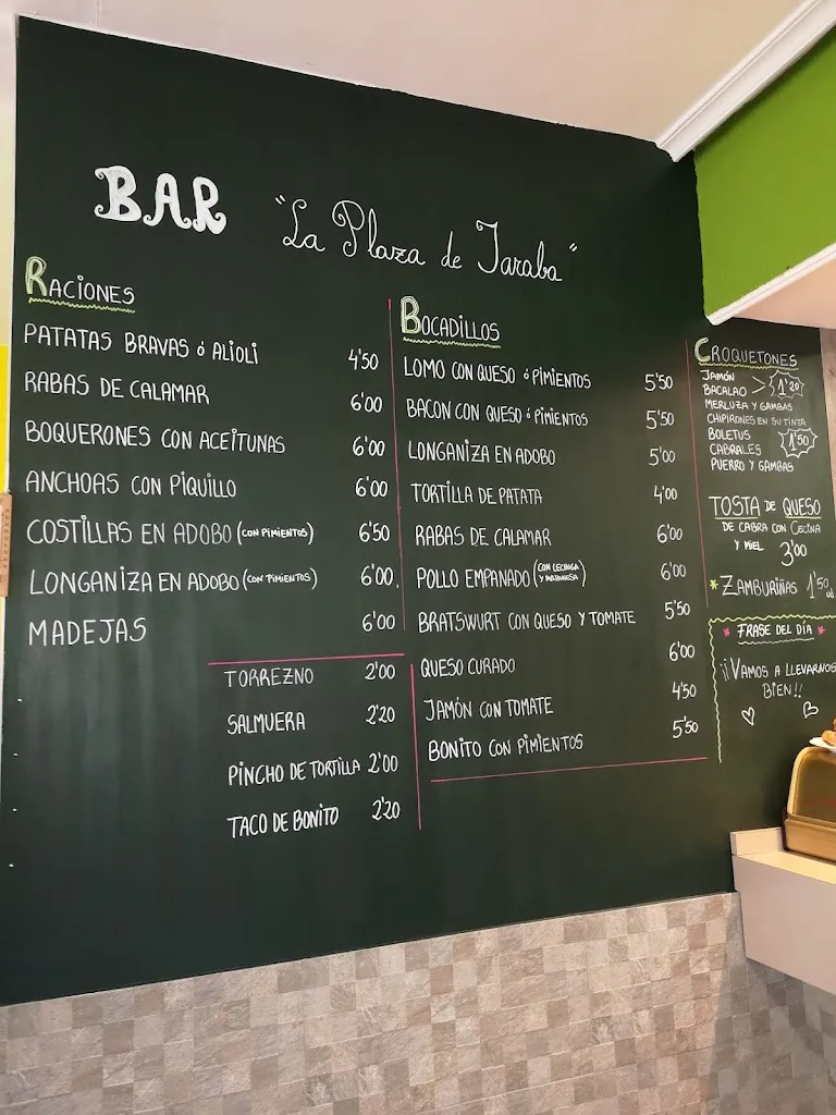 Menu_Bar La Plaza de Jaraba_Jaraba_image_3