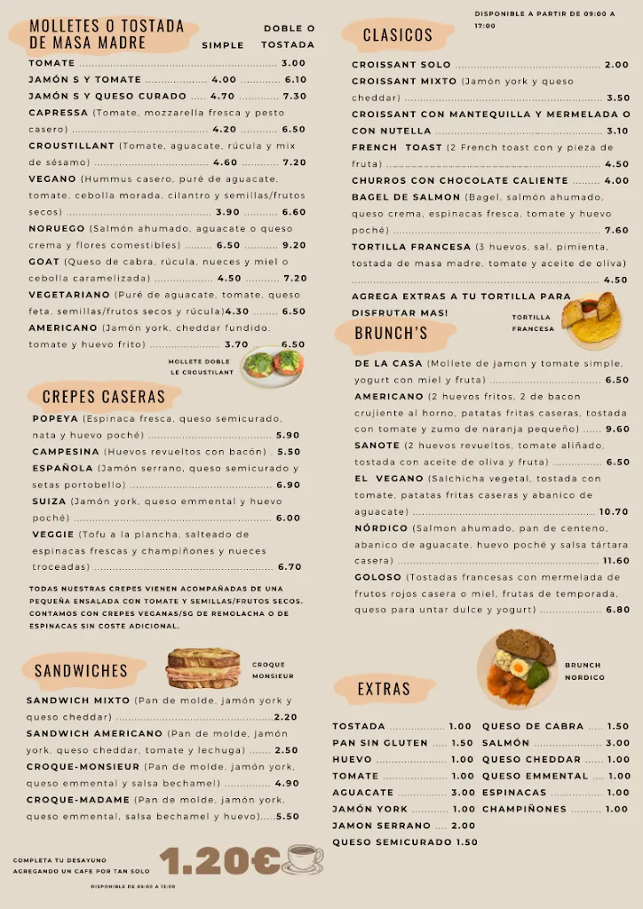 Menu_Restaurante Le Croustillant_Jarque_image_1