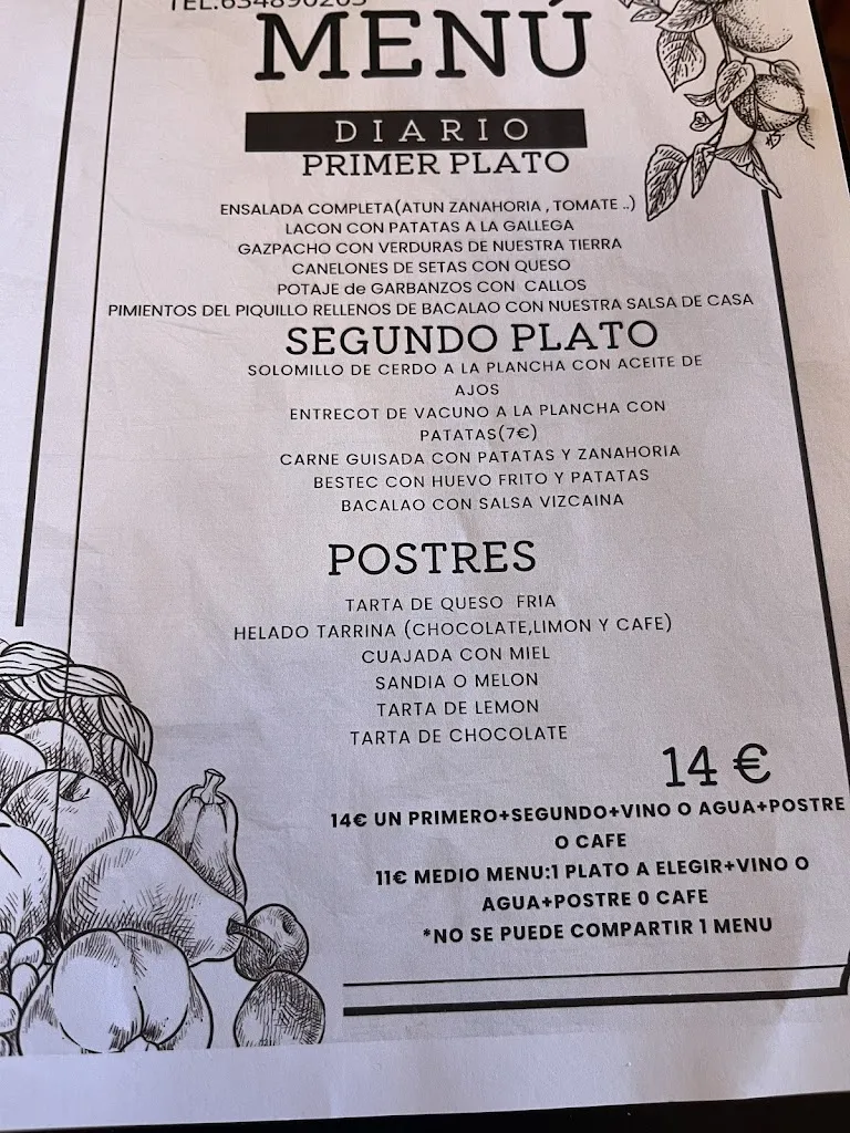 Menu_Sabor Luna - Restaurante Castillo Papa Luna_Illueca_image_3