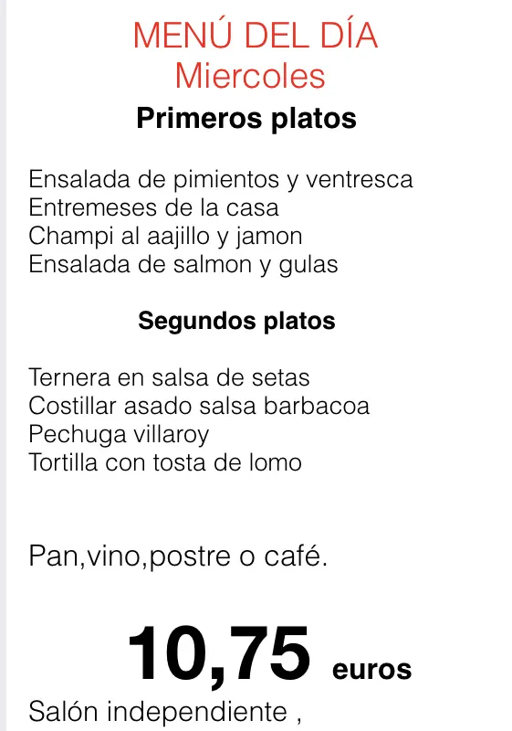 Menu_El Mesón de la Oreja_Longares_image_3