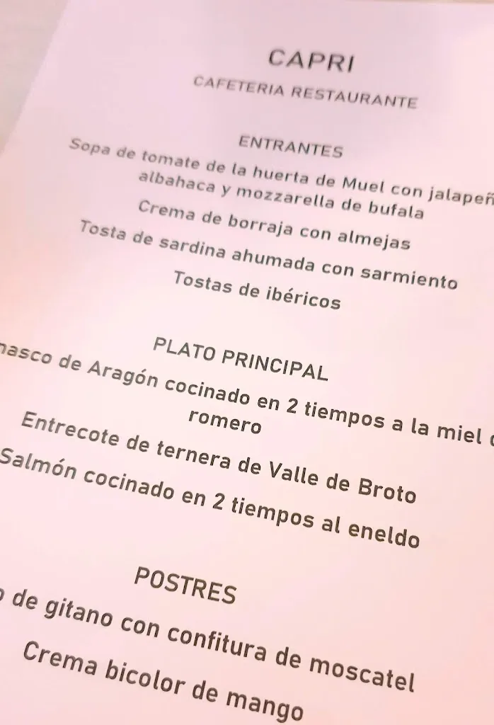 Menu_Bar Capri_Longares_image_2